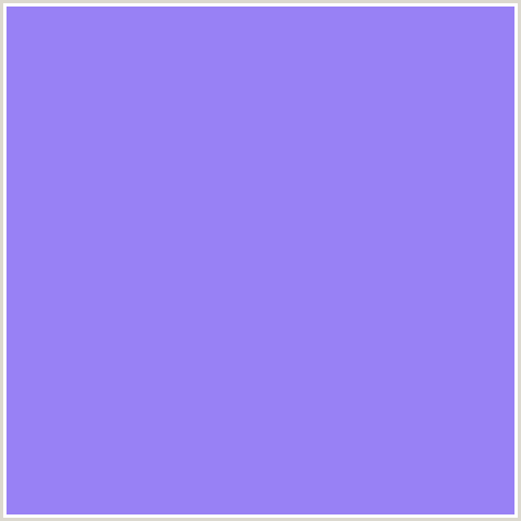 9881F5 Hex Color Image (BLUE VIOLET, PORTAGE)