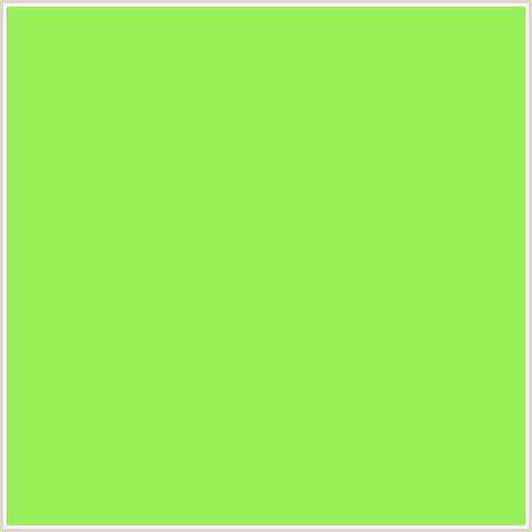 99F058 Hex Color Image (GREEN, SULU)