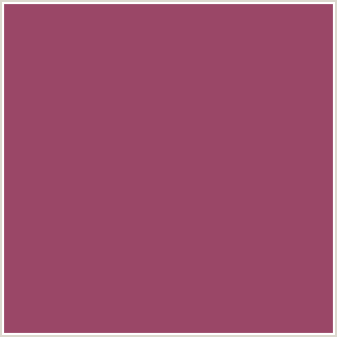 9A4767 Hex Color Image (RED, VIN ROUGE)
