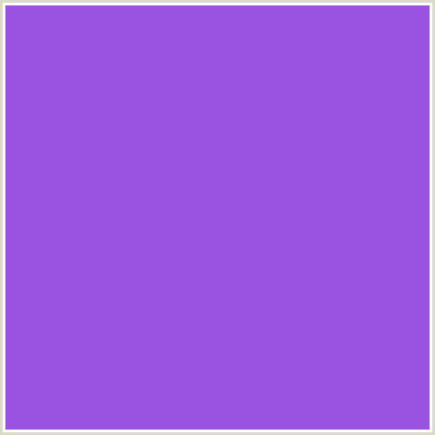 9A53E1 Hex Color Image (MEDIUM PURPLE, VIOLET BLUE)