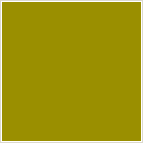 9A8F00 Hex Color Image (OLIVE, YELLOW)