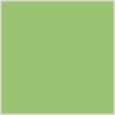 9BC472 Hex Color Image (GREEN, OLIVINE)