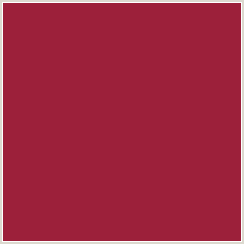 9C203A Hex Color Image (MEXICAN RED, RED)