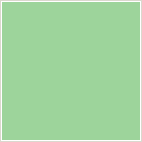 9DD49B Hex Color Image (GREEN, MOSS GREEN)