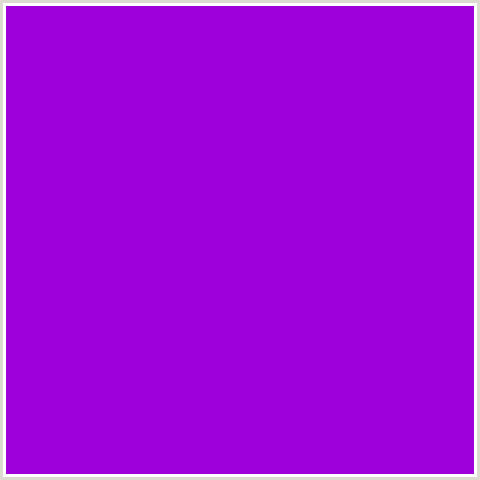 9E00DB Hex Color Image (ELECTRIC VIOLET, PURPLE, VIOLET)