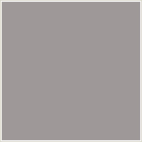 9E9898 Hex Color Image (DUSTY GRAY, RED)