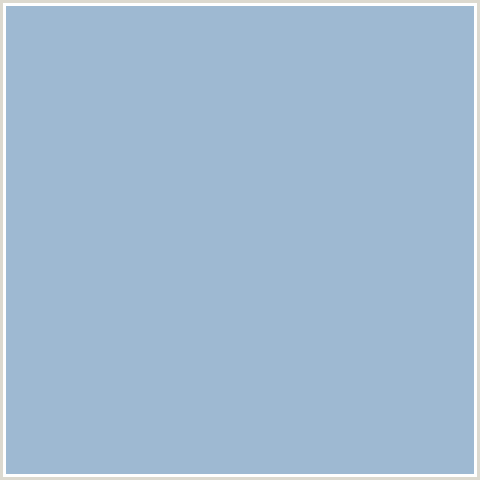 9EB9D2 Hex Color Image (BLUE, ROCK BLUE)