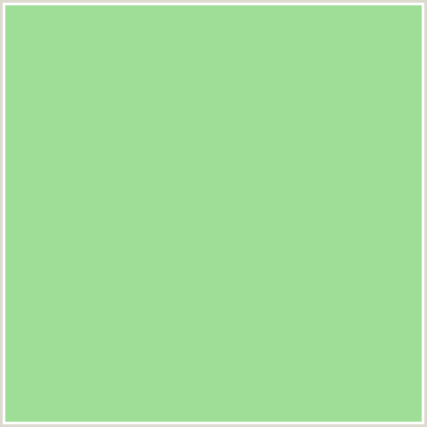 9EDE97 Hex Color Image (GRANNY SMITH APPLE, GREEN)