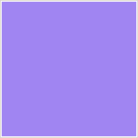 A085F2 Hex Color Image (BLUE VIOLET, PORTAGE)