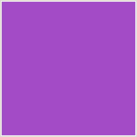 A24BC6 Hex Color Image (AMETHYST, PURPLE, VIOLET)