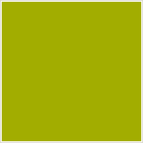 A2AD00 Hex Color Image (BUDDHA GOLD, YELLOW GREEN)