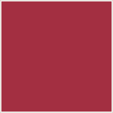 A32F41 Hex Color Image (RED, STILETTO)