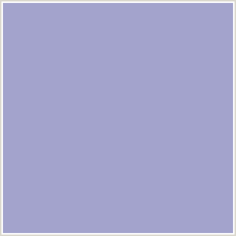A3A3CC Hex Color Image (BLUE, LOGAN)