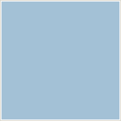 A3C1D6 Hex Color Image (BLUE, PIGEON POST)