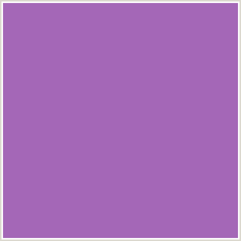 A467B7 Hex Color Image (PURPLE, VIOLET, WISTERIA)