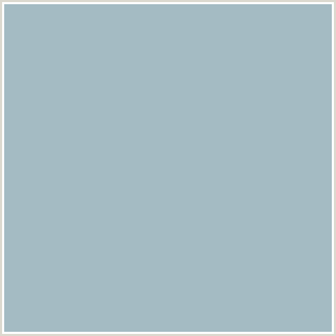 A4BBC3 Hex Color Image (LIGHT BLUE, TOWER GRAY)