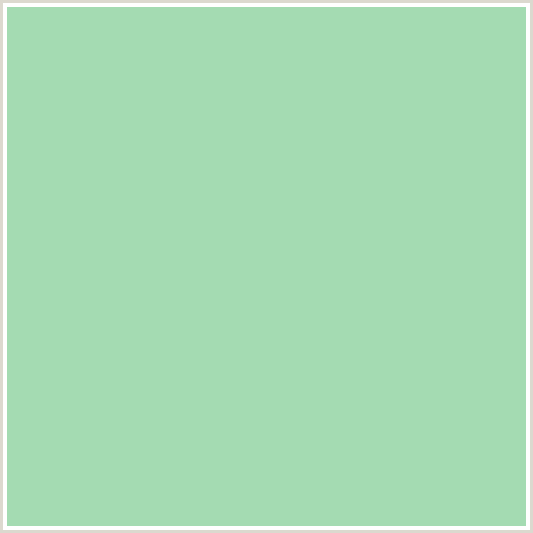 A4DBB2 Hex Color Image (GREEN, MOSS GREEN)