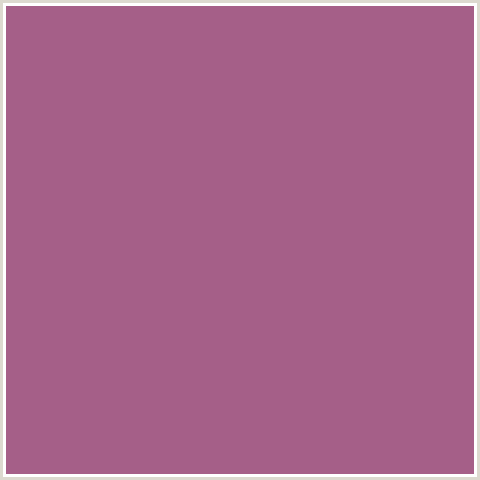 A55F88 Hex Color Image (DEEP PINK, FUCHSIA, FUSCHIA, HOT PINK, MAGENTA, TAPESTRY)