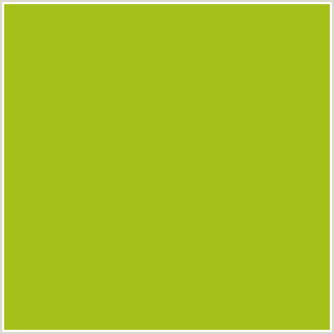 A5C01B Hex Color Image (GREEN YELLOW, KEY LIME PIE)
