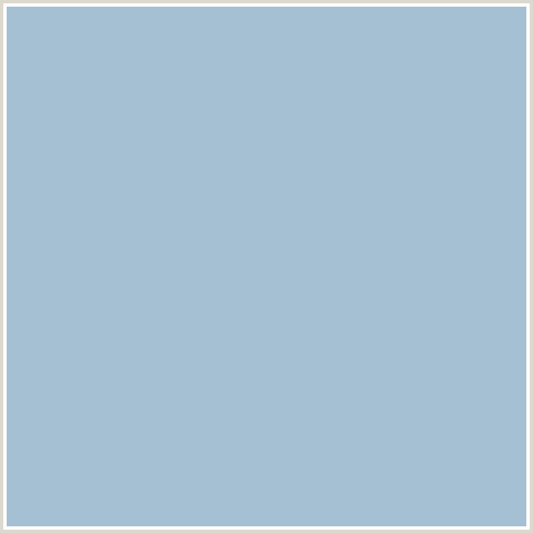 A5C0D3 Hex Color Image (BLUE, PIGEON POST)