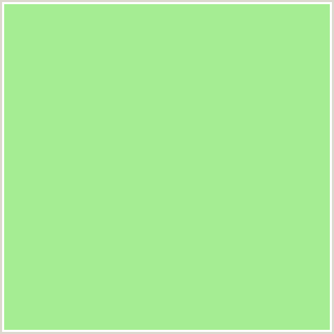 A5ED93 Hex Color Image (GREEN, SULU)