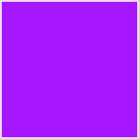 A616FF Hex Color Image (ELECTRIC VIOLET, VIOLET BLUE)