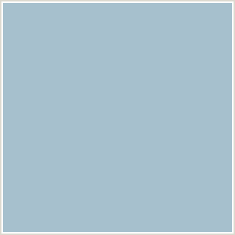 A6C0CD Hex Color Image (BLUE, CASPER)