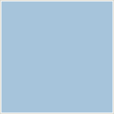 A6C4DB Hex Color Image (BLUE, PIGEON POST)