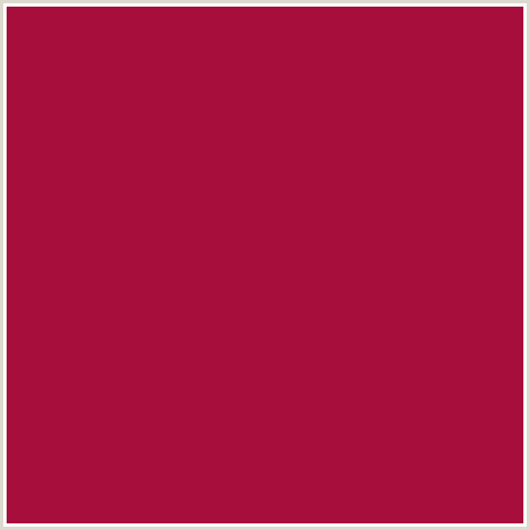 A70E3B Hex Color Image (RED, SHIRAZ)