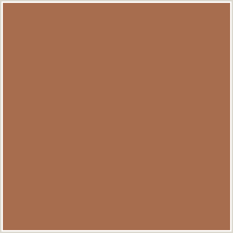 A76D4E Hex Color Image (ORANGE RED, SANTA FE)