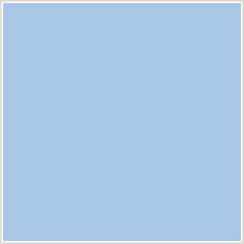 A8C5E6 Hex Color Image (BLUE, SPINDLE)