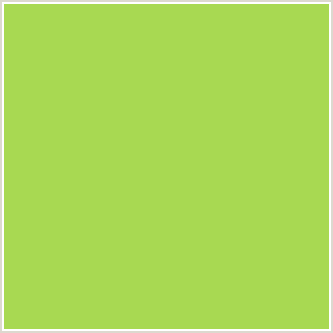 A8D952 Hex Color Image (CONIFER, GREEN YELLOW)