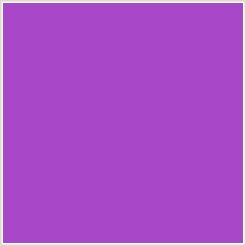 A947C9 Hex Color Image (AMETHYST, PURPLE, VIOLET)