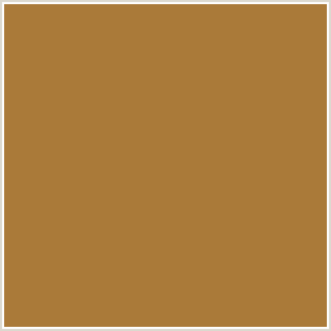 AA7A39 Hex Color Image (COPPER, ORANGE)