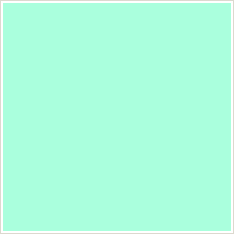 AAFFDD Hex Color Image ()