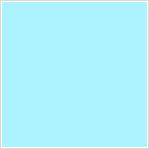 ADF3FF Hex Color Image (ANAKIWA, BABY BLUE, LIGHT BLUE)