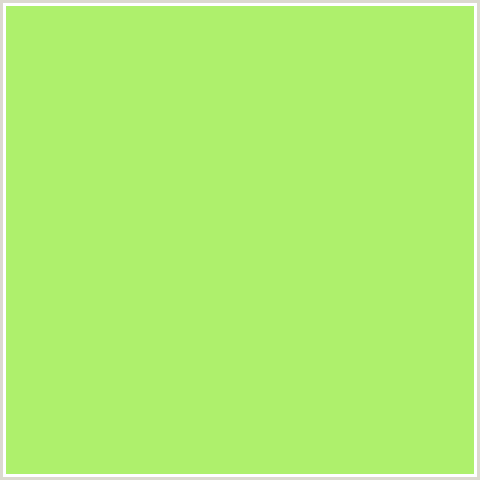 AEF06C Hex Color Image (GREEN, SULU)
