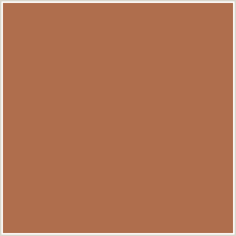 AF6E4D Hex Color Image (ORANGE RED, SANTA FE)