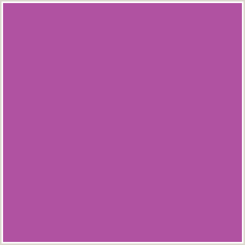 B052A1 Hex Color Image (DEEP PINK, FUCHSIA, FUSCHIA, HOT PINK, MAGENTA, TAPESTRY)
