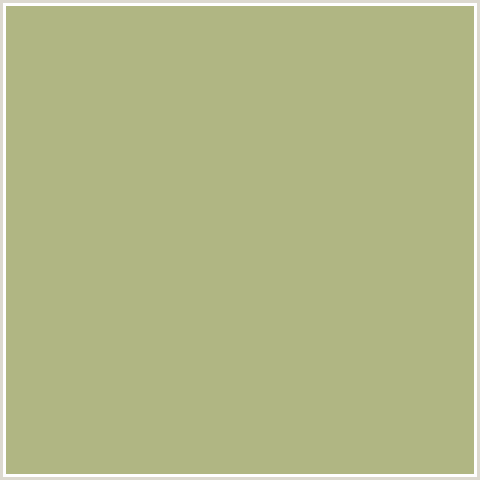 B0B683 Hex Color Image (SWAMP GREEN, YELLOW GREEN)