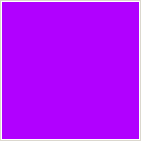 B100FF Hex Color Image (ELECTRIC VIOLET, PURPLE, VIOLET)