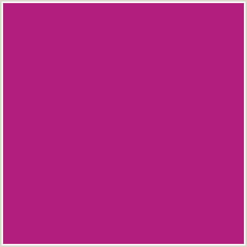 B11E7B Hex Color Image (DEEP PINK, FUCHSIA, FUSCHIA, HOT PINK, MAGENTA, RED VIOLET)