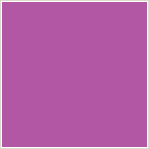 B257A3 Hex Color Image (DEEP PINK, FUCHSIA, FUSCHIA, HOT PINK, MAGENTA, TAPESTRY)