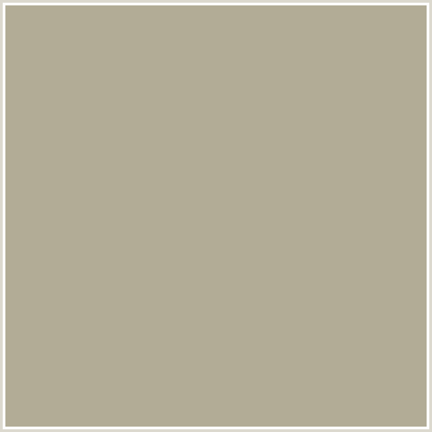 B2AC96 Hex Color Image (ORANGE YELLOW, TAUPE GRAY)