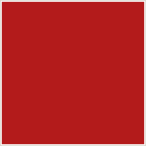 B31B1B Hex Color Image (RED, THUNDERBIRD)