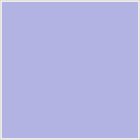 B3B3E3 Hex Color Image (BLUE, COLD PURPLE)