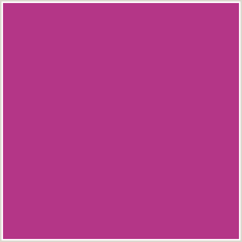 B43687 Hex Color RGB 180 54 135