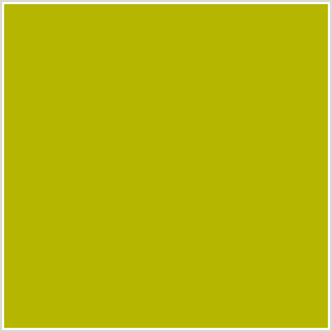 B4B600 Hex Color Image (BUDDHA GOLD, YELLOW GREEN)