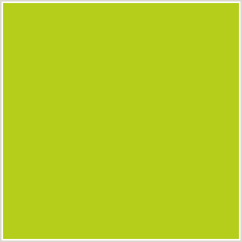 B4CE1B Hex Color Image (KEY LIME PIE, YELLOW GREEN)