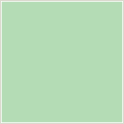 B4DCB5 Hex Color Image (GREEN, MOSS GREEN)